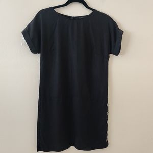 Banana Republic Black Short Sleeve Dress